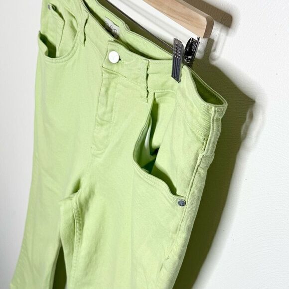 Pilcro and the Letterpress / Anthropologie Chartreuse Cropped Denim Pants - Wome - Picture 6 of 11